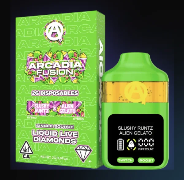 Arcadia Fusion Slushy Runtz x Alien Gelato Arcadia Extracts - ARCADIA FUSION SLUSHY RUNTZ x ALIEN GELATO