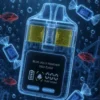 Arcadia Fusion X-Ray Edition Blue Jolly Rancher x Red Zushi cannabis product package with vibrant blue-red candy design