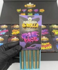 Arcadia G Rolls Live Diamonds Infused Prerolls Original Edition 5-piece pack graffiti packaging